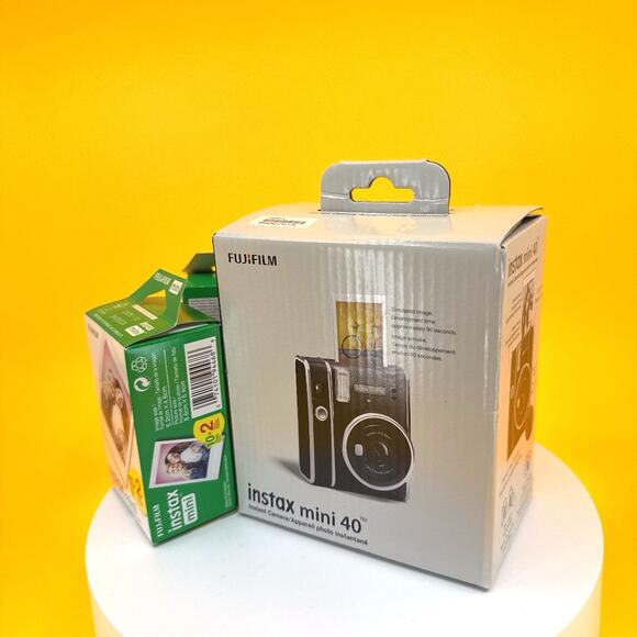 Fujifilm Instax Mini 40 Instant Camera with Two Film Refills - Picture 5 of 17